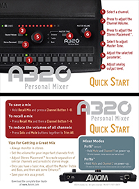 A320 Quick Start Card Thumbnail
