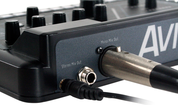 Aviom Personal Mixer Connected to Tactile System