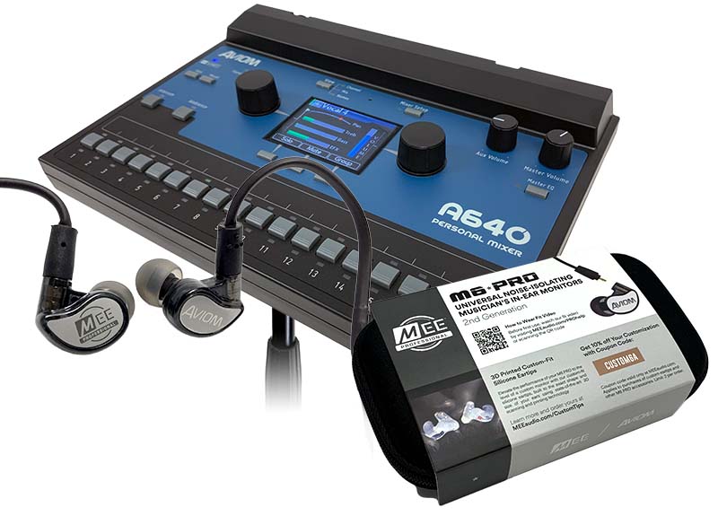 A640 with MEE Audio M6 Pro IEMs Bundle