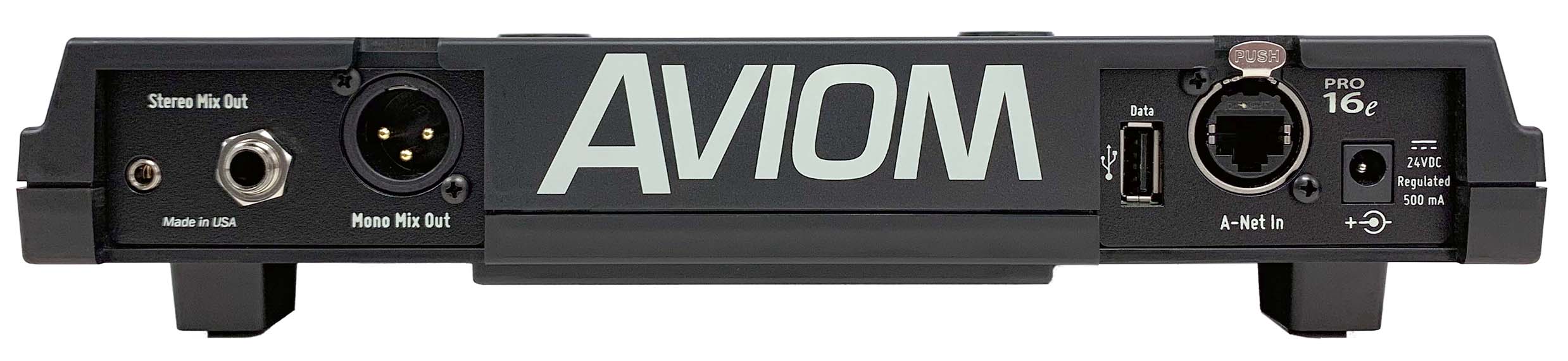 Aviom A640 Personal Mixer Rear Panel View