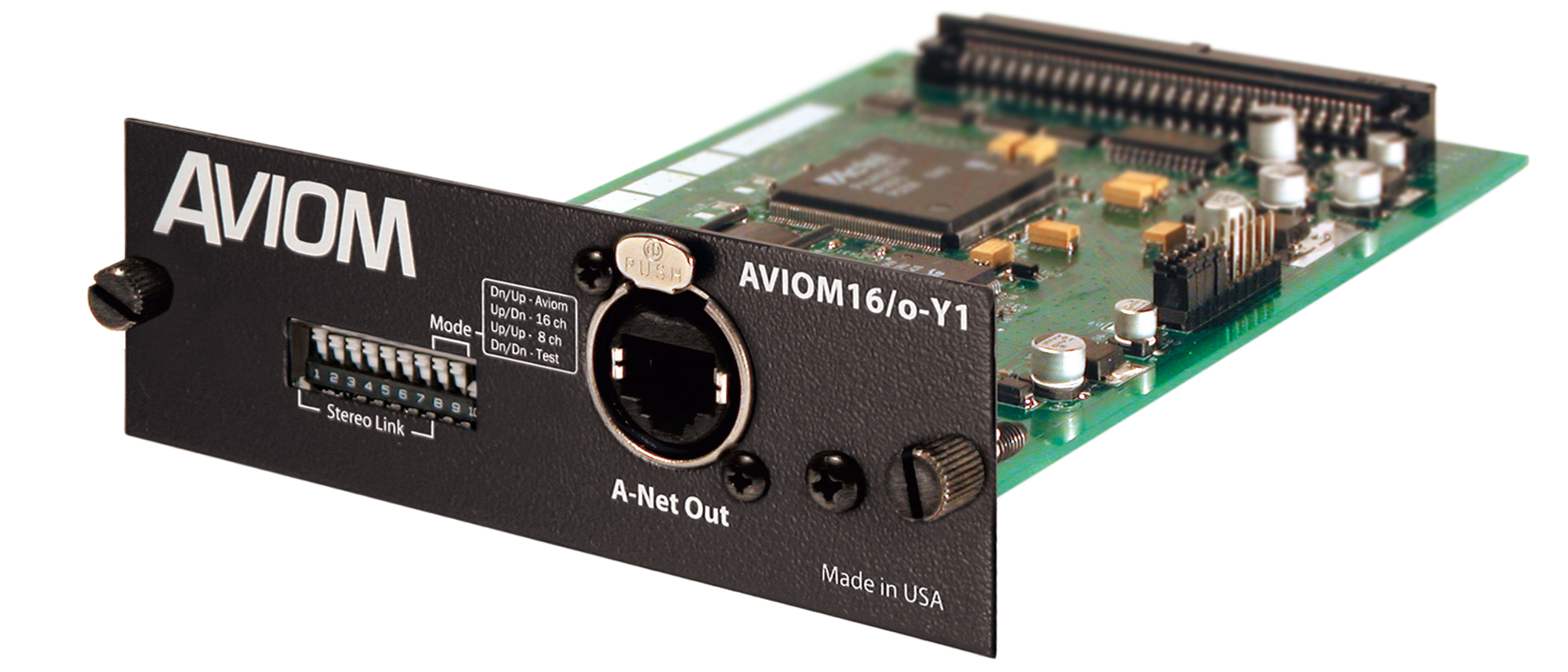 Aviom16/o-Y1 A-Net Card for Yamaha Mini-YGDAI Expansion Slots