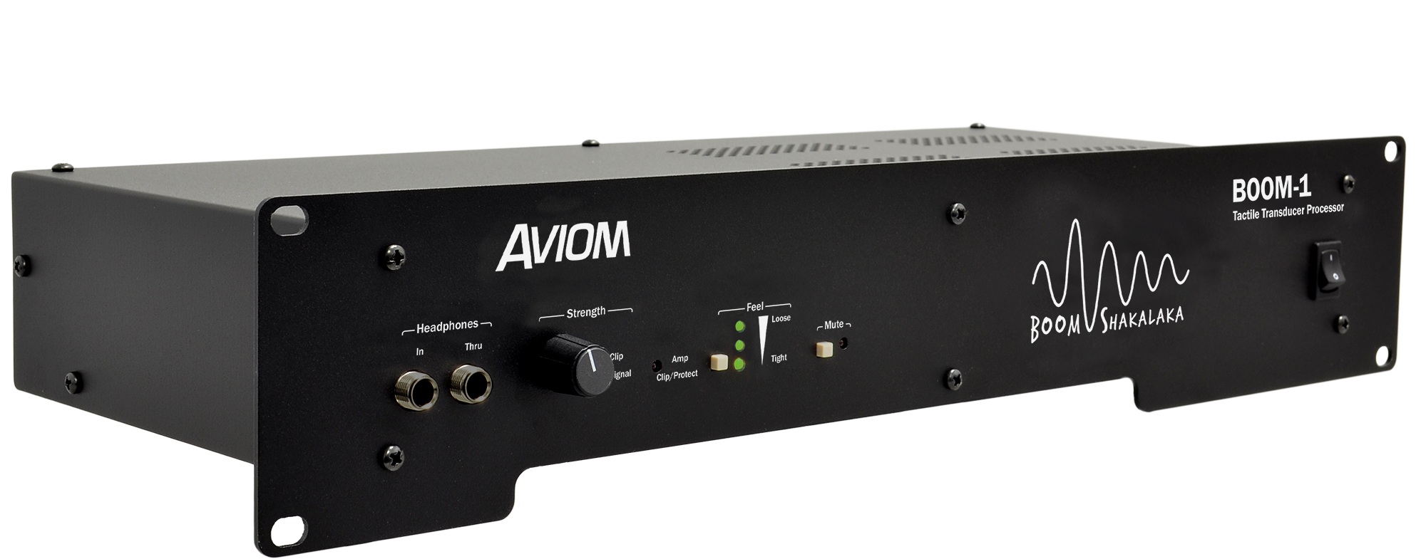 BOOM-1 Front Panel with Interface Cables Connected