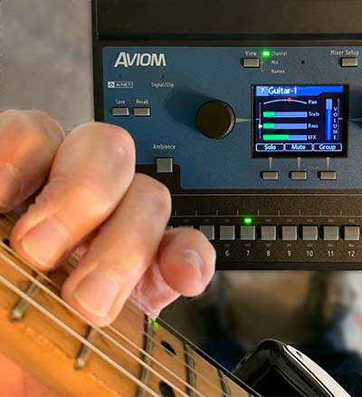 Connecting Inputs to Aviom System