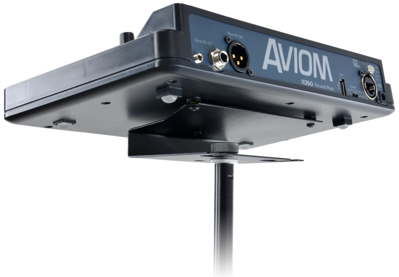 MT-1a Mic Stand Mount with A360 Personal Mixer Attached