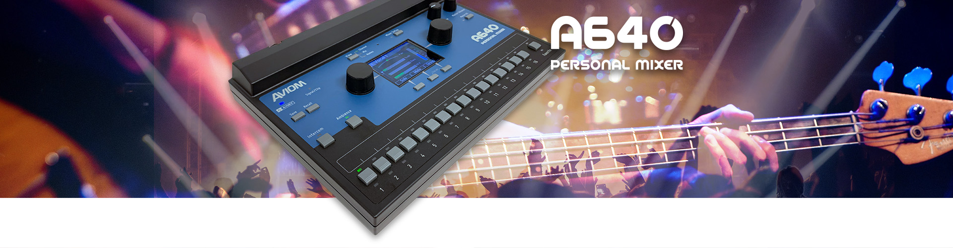 Aviom A640 Personal Mixer Banner